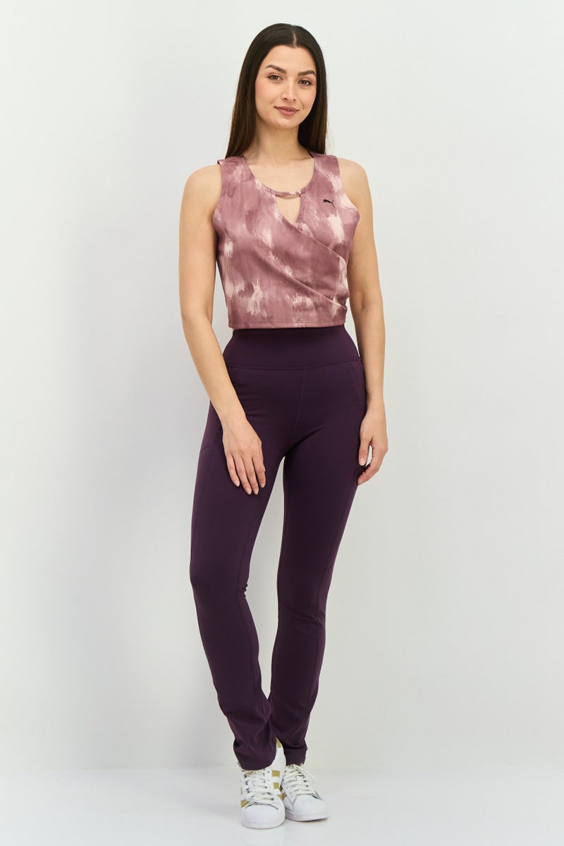 PUMA Women Sportswear Fit Sleeveless Training Crop Top, Multicolor - Image 4